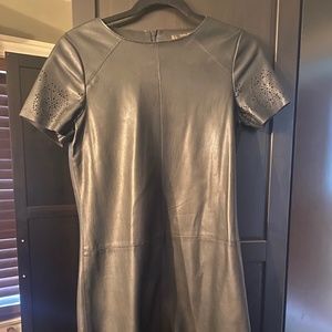 Zara faux leather dress